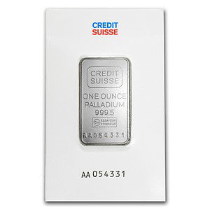 Picture of Palladium Bar 1 oz Name Brand .999+ Fine