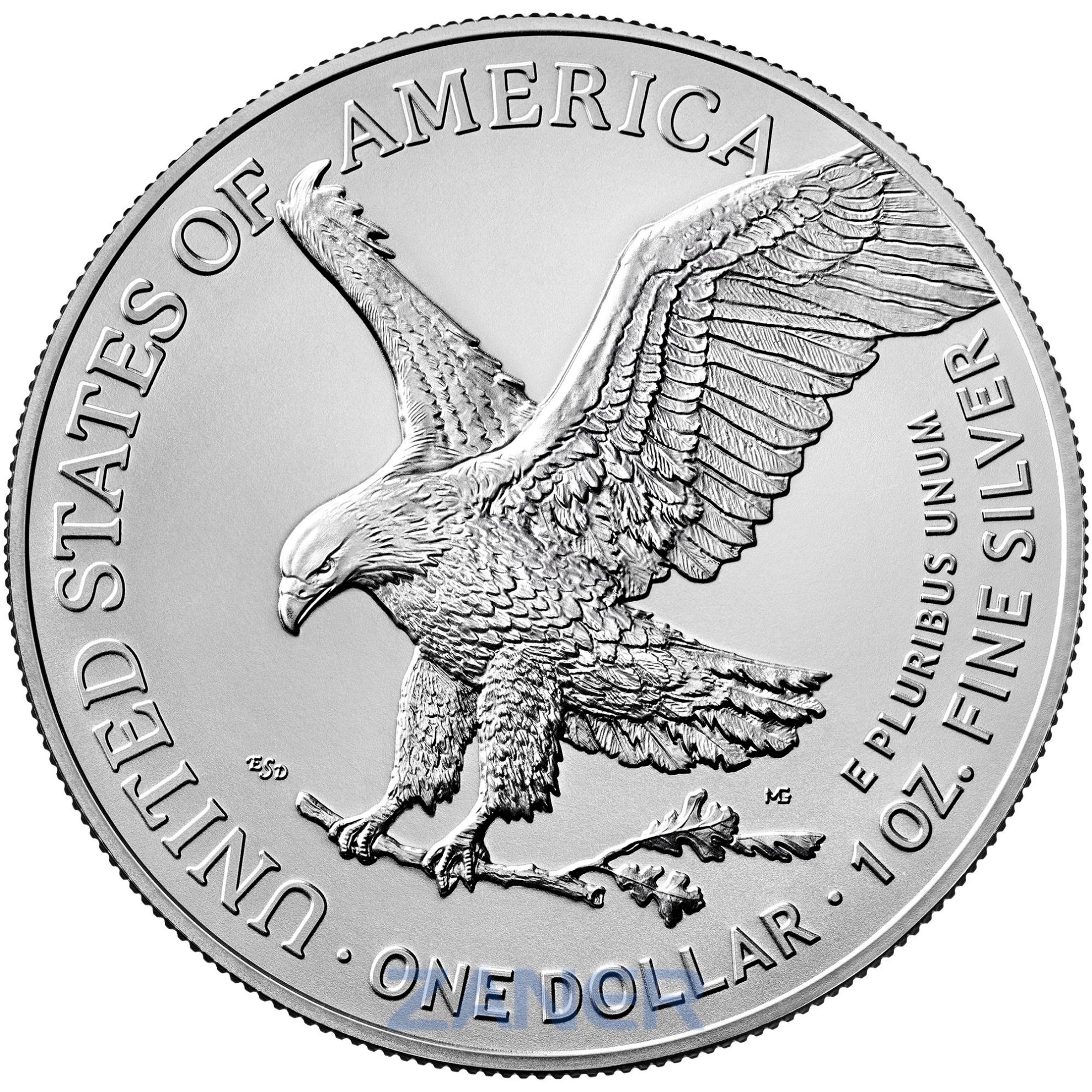 American Silver Eagle 1 oz Random Year T2 Reverse