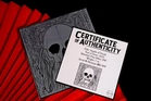 Picture of 2025 Silver Pours Skull Series 'Angels of Death' 1 oz Silver Card with Coa