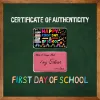 Picture of 2024 Alpha Omega Mint Happy First Day of School Colorized 1 oz Silver Bar