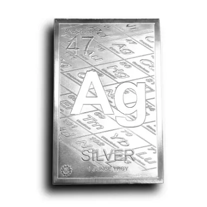Picture of North View Products (NVP) Ag Periodic Table 47 1 oz Silver Card