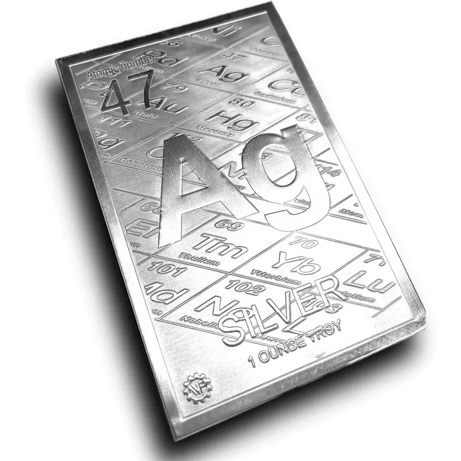 Picture of North View Products (NVP) Ag Periodic Table 47 1 oz Silver Card