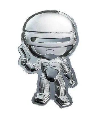 Picture of 2024 Fiji RoboCop Shaped Proof-Like 1 oz Silver Coin