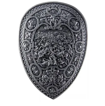 Picture of 2024 Komsco King Henry Shield 0.5 oz Antique Silver Stacker