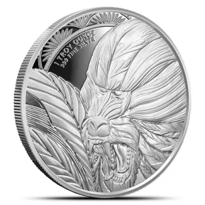 Picture of 2022 Scottsdale Mint Mandrill Monkey 1 oz Silver Coin - In Mint Capsule