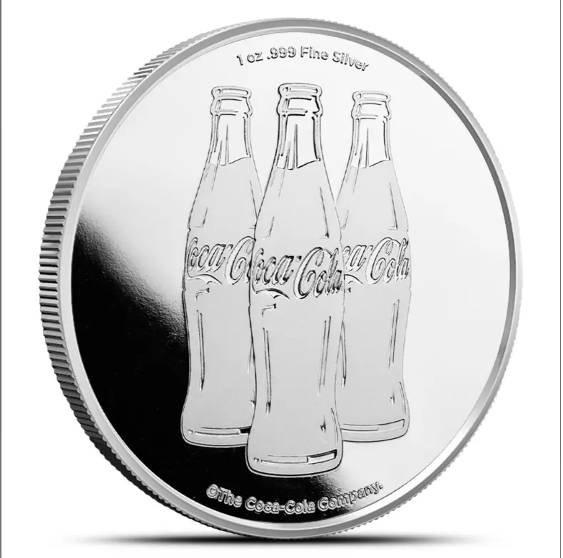 Picture of Enjoy Coca-Cola 1 oz Silver Round