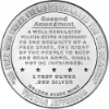 Picture of Golden State Mint Second (2nd) Amendment - Right to Bear Arms 1 oz Silver Round