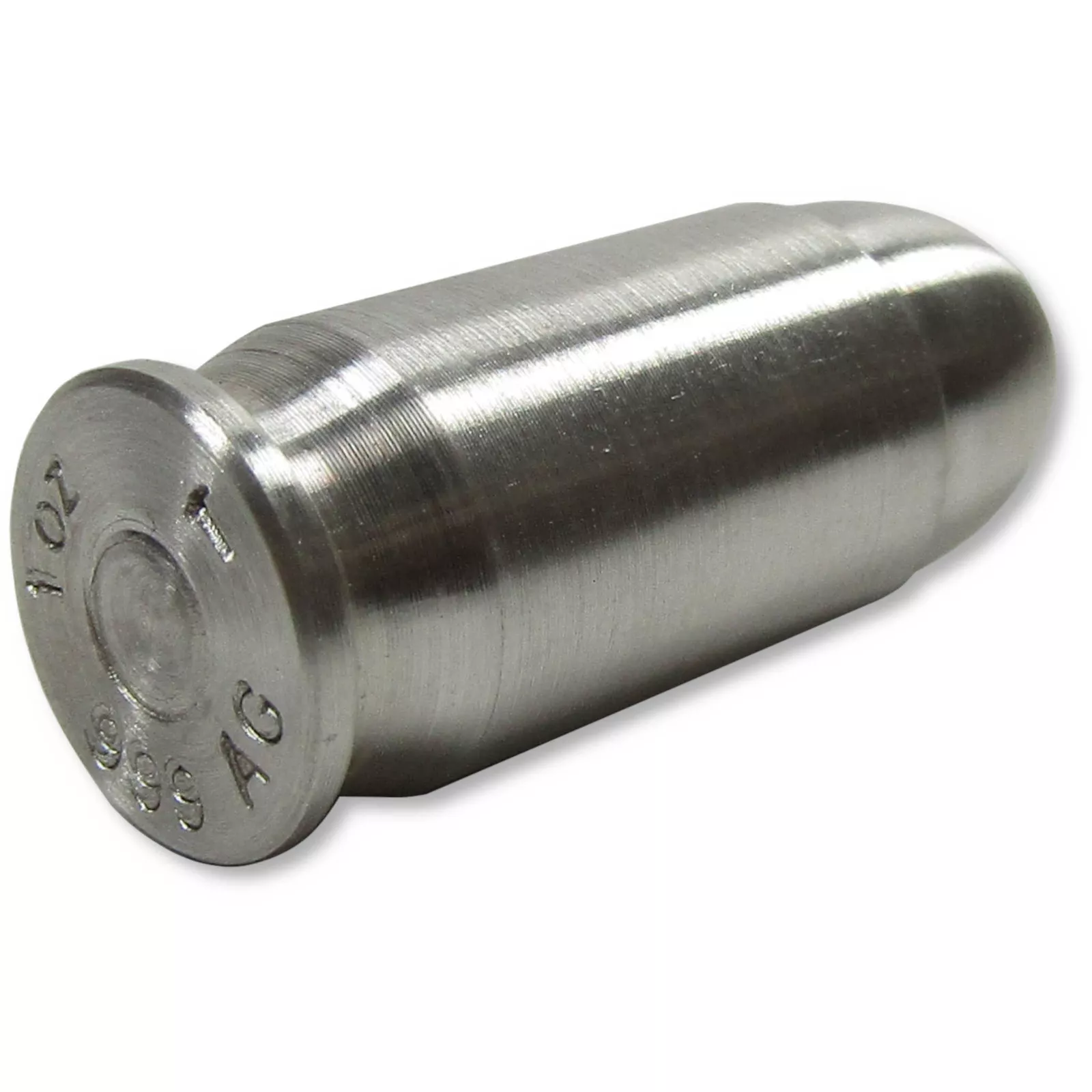 Picture of .45 Caliber Bullet Shaped 1 oz Silver