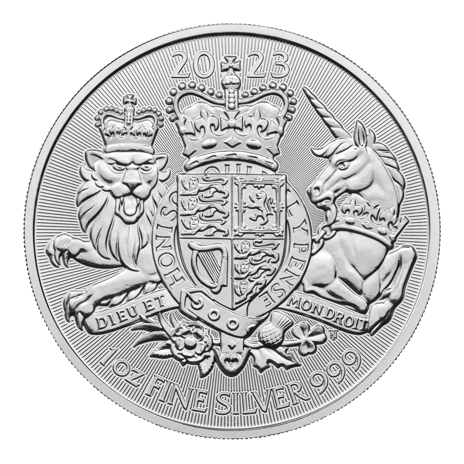 Picture of 2023 The Royal Mint Great Britain British Royal Arms 1 oz Silver Coin