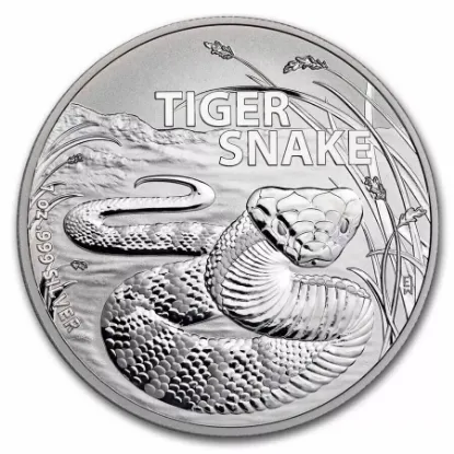 Picture of 2024 Royal Mint Australian Most Dangerous Series - Tiger Snake 1 oz Silver Coin