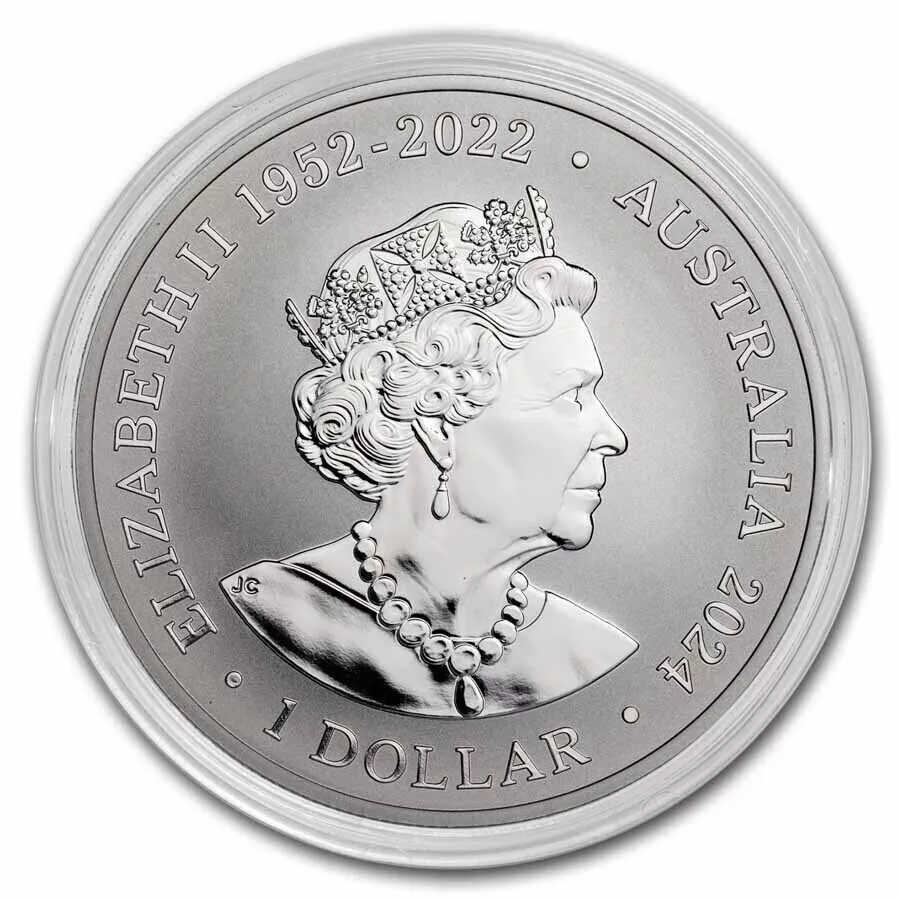Picture of 2024 Royal Mint Australian Most Dangerous Series - Tiger Snake 1 oz Silver Coin