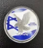 Picture of I Stand with Israel Colorized American Eagle 1 oz Silver Coin - Low Serial