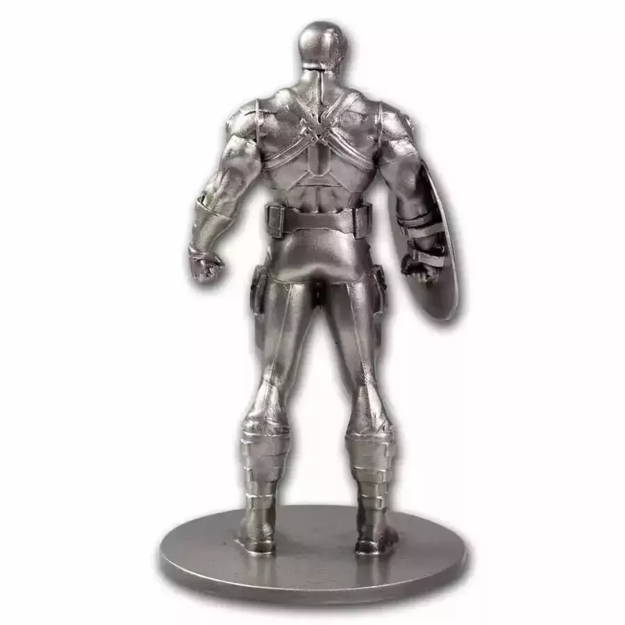Picture of 2023 New Zealand Mint Marvel Captain America 3D Miniature 150 Gram Silver