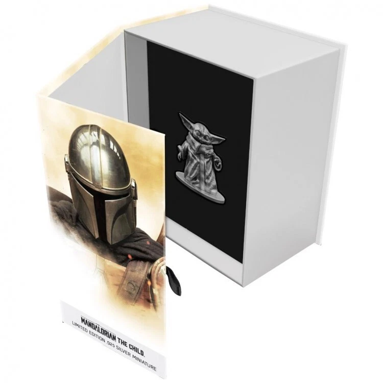 Picture of 2021 Star Wars Mandalorian The Child (Grogu) 3D Miniature 150 Gram .925 Silver