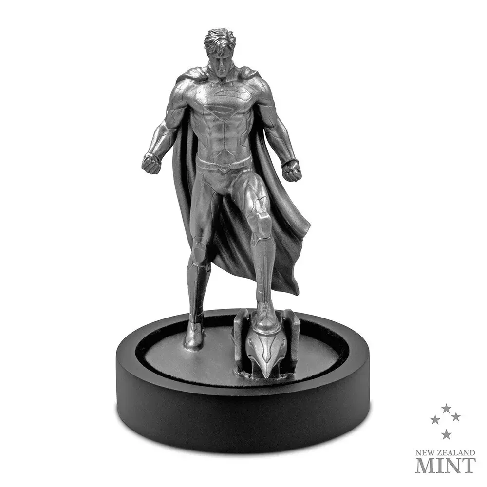 Picture of 2022 New Zealand Mint Series 2 DC Superman 3D Miniature 150 Gram Silver