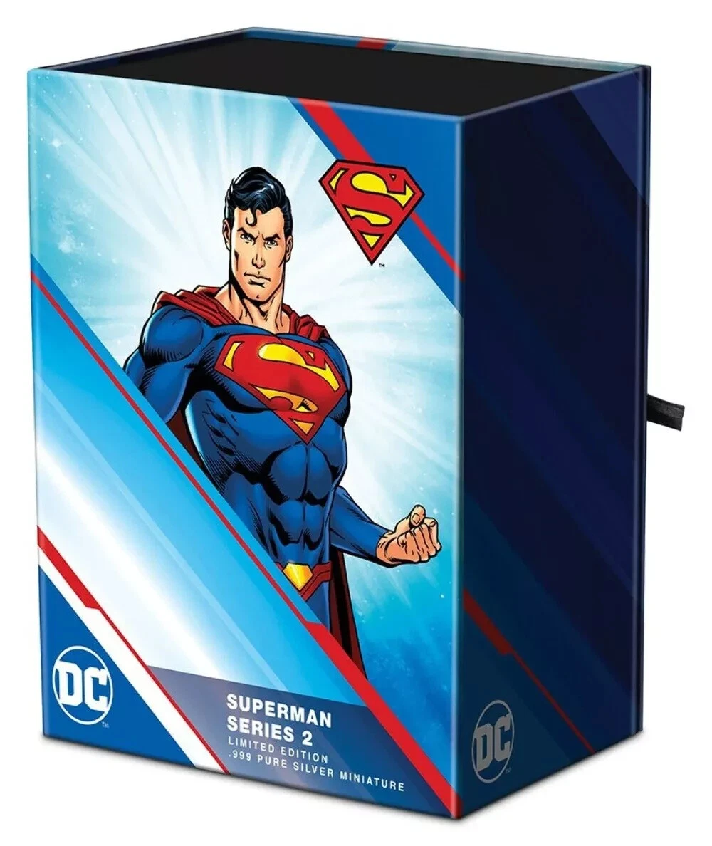 Picture of 2022 New Zealand Mint Series 2 DC Superman 3D Miniature 150 Gram Silver