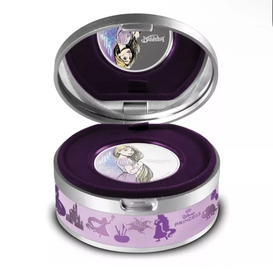Picture of 2024 New Zealand Mint Disney Princess Rapunzel 1 oz Colorized Silver Coin