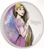 Picture of 2024 New Zealand Mint Disney Princess Rapunzel 1 oz Colorized Silver Coin