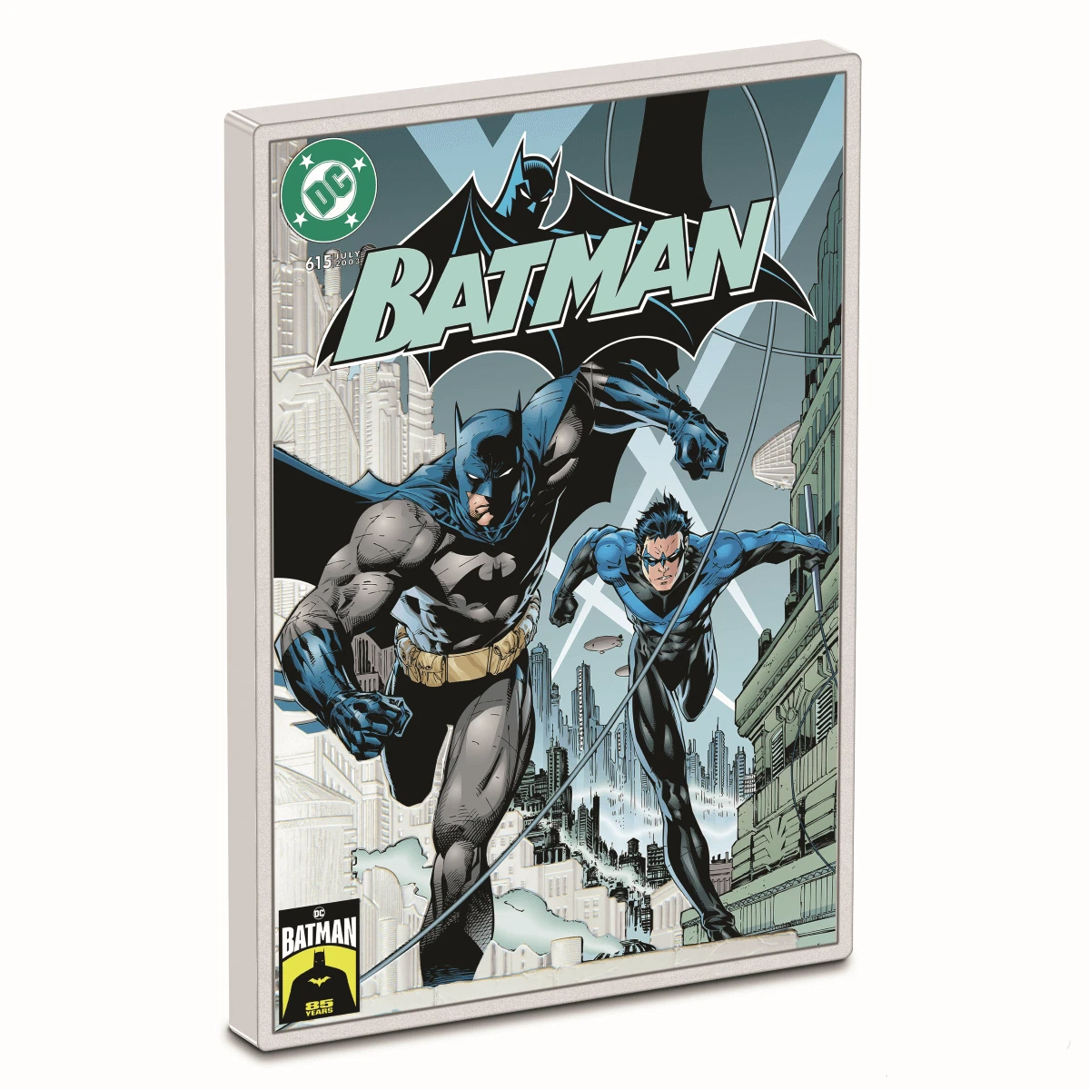 Picture of 2024 New Zealand Mint DC Batman 85th Anni # 615 Comic 5 oz Colorized Silver Coin