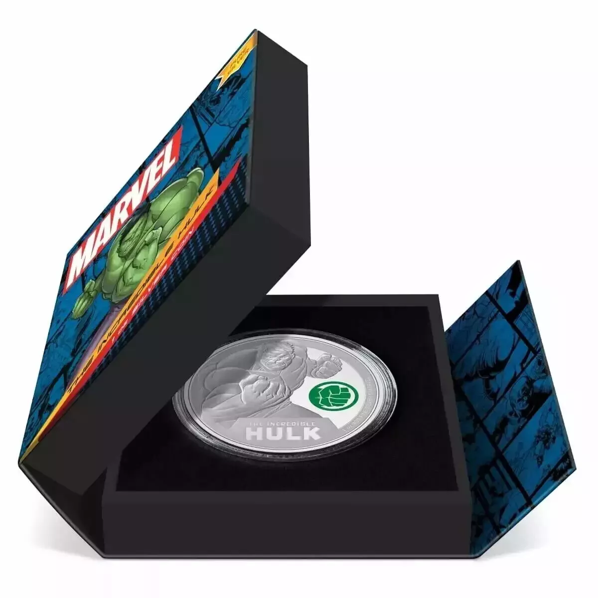Picture of 2024 New Zealand Mint Marvel Classics - The Incredible Hulk 1 oz Silver Coin