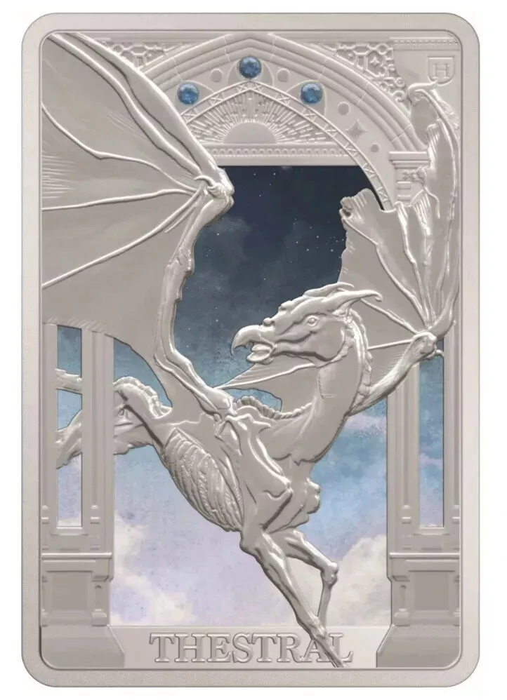 Picture of 2024 Niue Harry Potter Magical Creatures: Thestral 1 oz Colorized Silver Coin