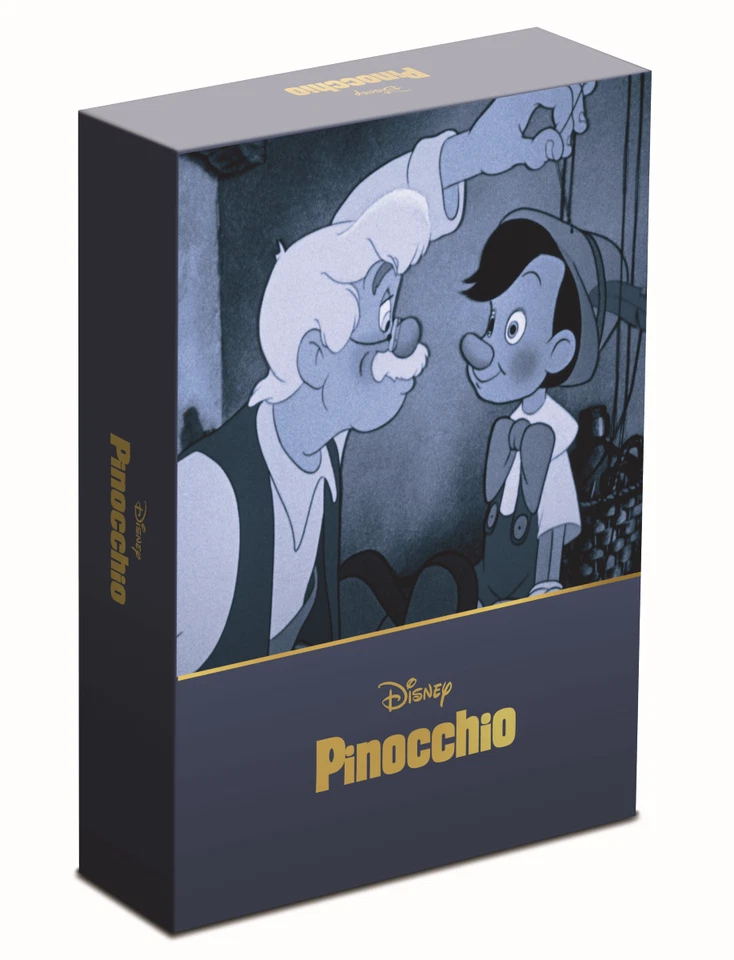 Picture of 2024 New Zealand Mint Disney Pinocchio 5 oz Colorized Proof Silver Poster Coin