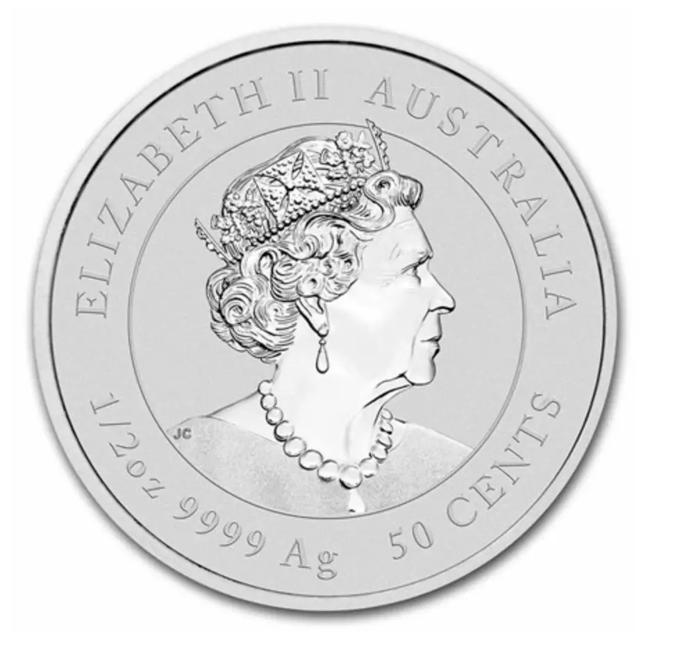 Picture of 2022 Perth Mint Lunar Year of the Tiger 1/2 oz High Relief Proof Silver Coin