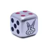 Picture of 2023 Fiji Year of the Rabbit Rolling Dice 1 oz Colorized Antique Silver Coin