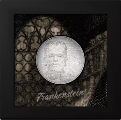 Picture of 2023 CIT Typefaces: Frankenstein 1 oz Proof Silver Coin - 30409