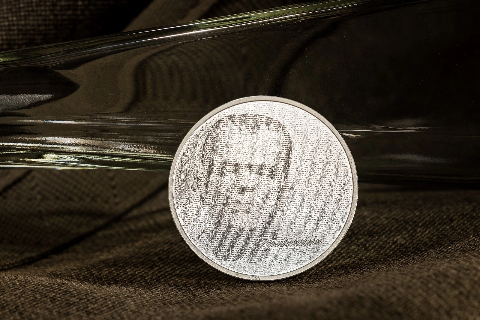 Picture of 2023 CIT Typefaces: Frankenstein 1 oz Proof Silver Coin - 30409
