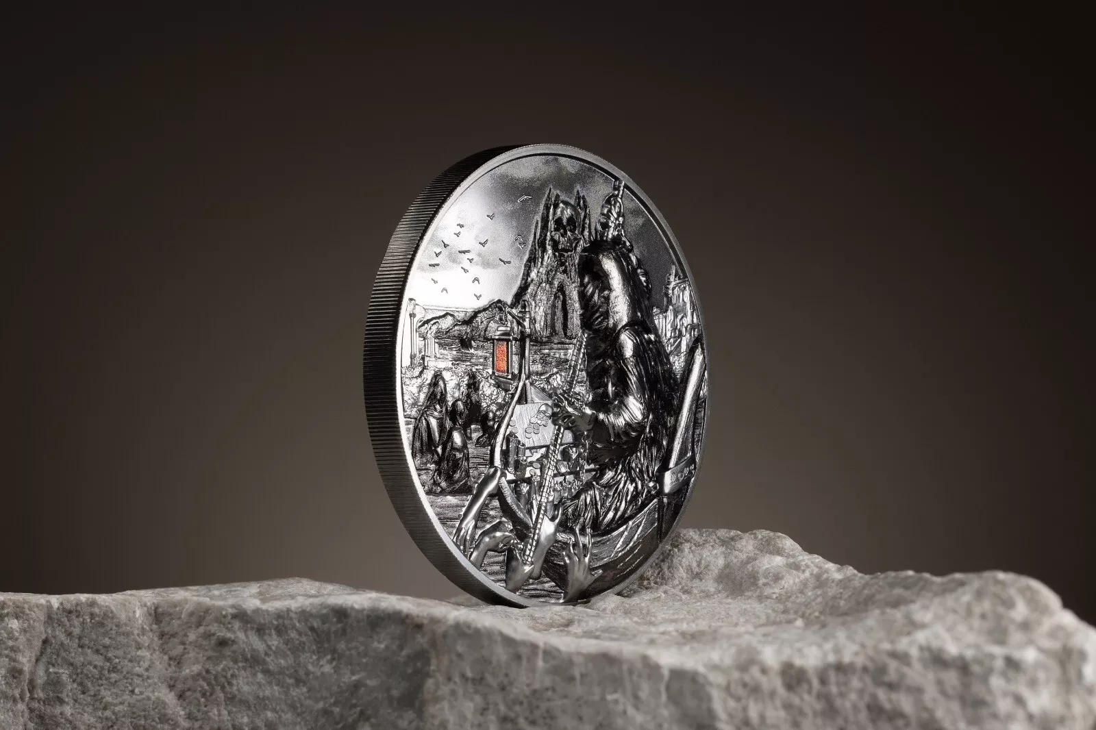 Picture of 2023 CIT Ferryman of the Dead: Charon 3 oz UHR Black Proof Silver Coin - 30417