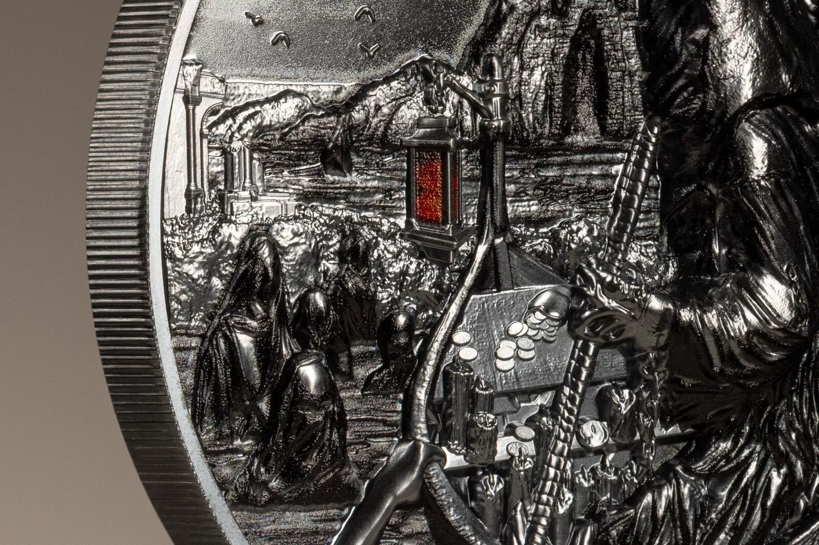 Picture of 2023 CIT Ferryman of the Dead: Charon 3 oz UHR Black Proof Silver Coin - 30417
