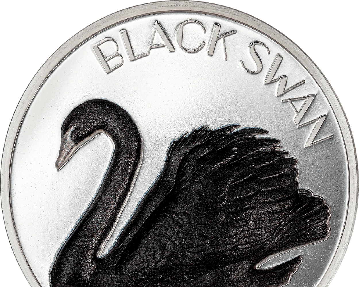 Picture of 2032 CIT Black Swan 2 oz Ultra High Relief Black Proof Silver Coin - 30254