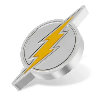Picture of 2021 New Zealand Mint DC Heroes The Flash 1 oz Colorized Proof Silver Coin