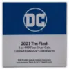 Picture of 2021 New Zealand Mint DC Heroes The Flash 1 oz Colorized Proof Silver Coin