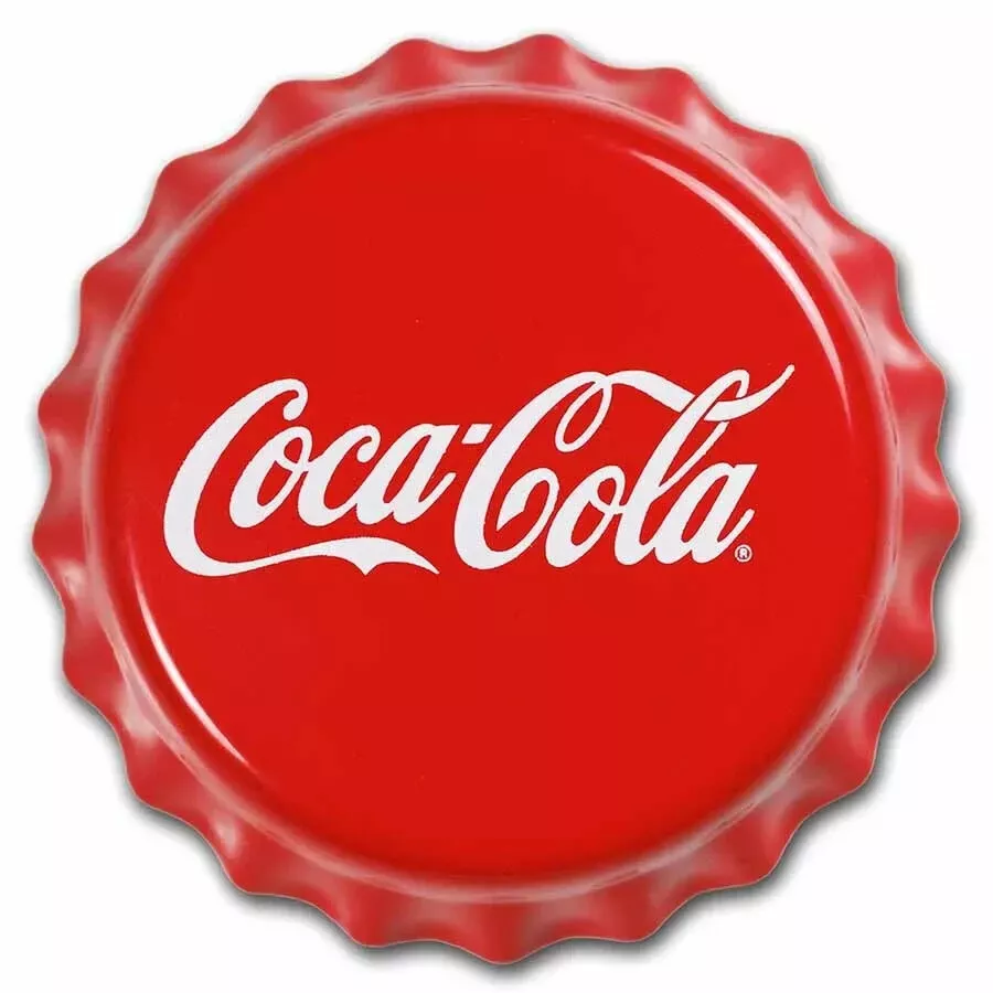 Picture of 2023 Pamp Suisse Coca-Cola Bottle Cap Shaped 6 Gram Silver Coin - In Capsule