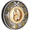 Picture of 2022 Perth Mint Christmas Holiday Jingle Bell 2 oz Antiqued Gilded Silver Coin