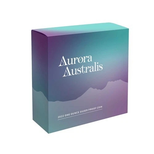 Picture of 2022 The Perth Mint Aurora Australis Lights 1 oz Colorized Proof Silver Coin