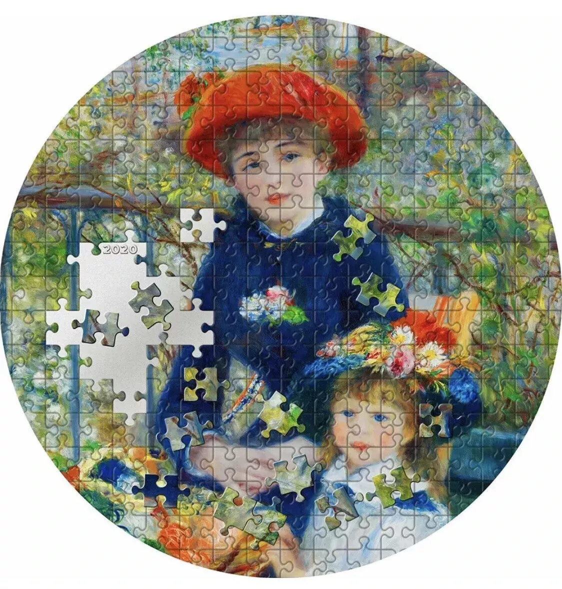 Picture of 2020 Power Coin Two Sisters Renoir Micropuzzle Treasures 3 oz Proof Coin