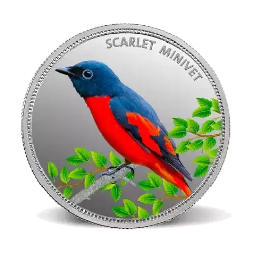 Picture of 2020 Pamp Mmtc WWF Conserve Series: Birds - 4 x 1 oz Colorized Silver Round