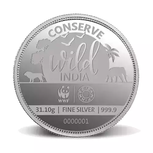 Picture of 2020 Pamp Mmtc WWF Conserve Series: Birds - 4 x 1 oz Colorized Silver Round