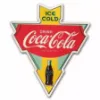 Picture of 2024 Coca-Cola Vintage Sign Shaped 1 oz Colorized Silver (Capsule, Box, COA)