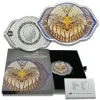 Picture of 2023 PAMP Phil Lewis Eagle of 6th Chakra 2 oz Colorized Proof-like Silver Coin