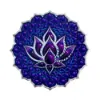 Picture of 2024 PAMP Phil Lewis Lotus of 7th Chakra 2 oz Colorized Proof-like Silver Coin