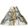 Picture of 2023 Vanuatu Volcano Shaped 5 oz Antique Gilded Silver Coin (Box & COA)