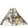 Picture of 2023 Vanuatu Volcano Shaped 5 oz Antique Gilded Silver Coin (Box & COA)