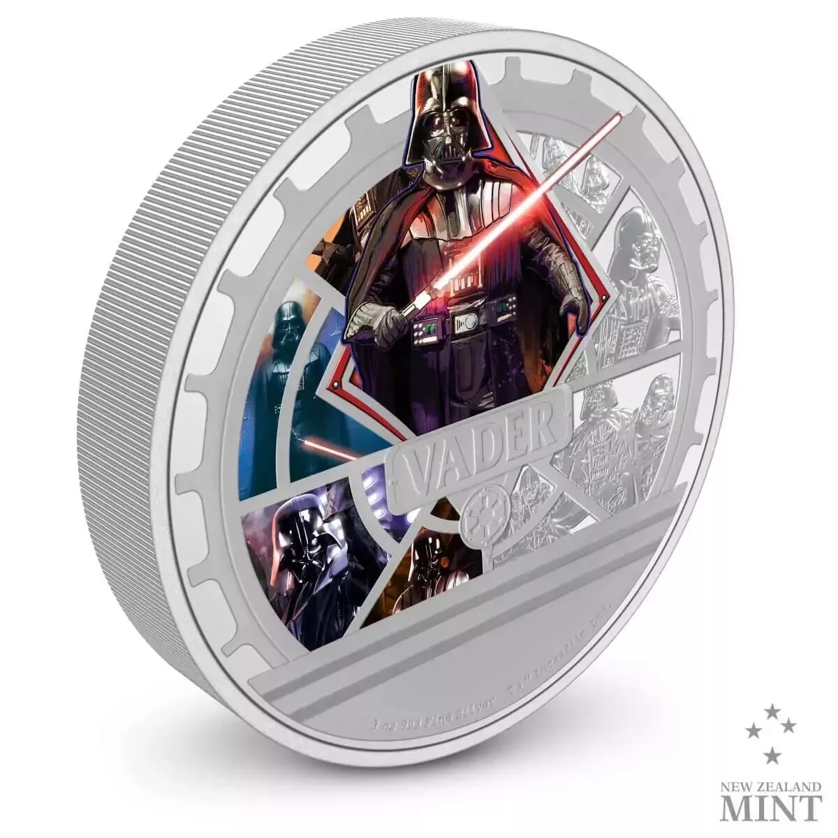 Picture of 2023 New Zealand Mint Star Wars: Darth Vader 3 oz Colorized Proof Silver Coin