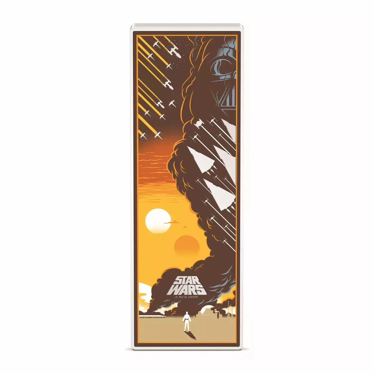 Picture of 2024 Agoro Star Wars A New Hope Movie Poster 3 oz Colorized Proof Silver Coin