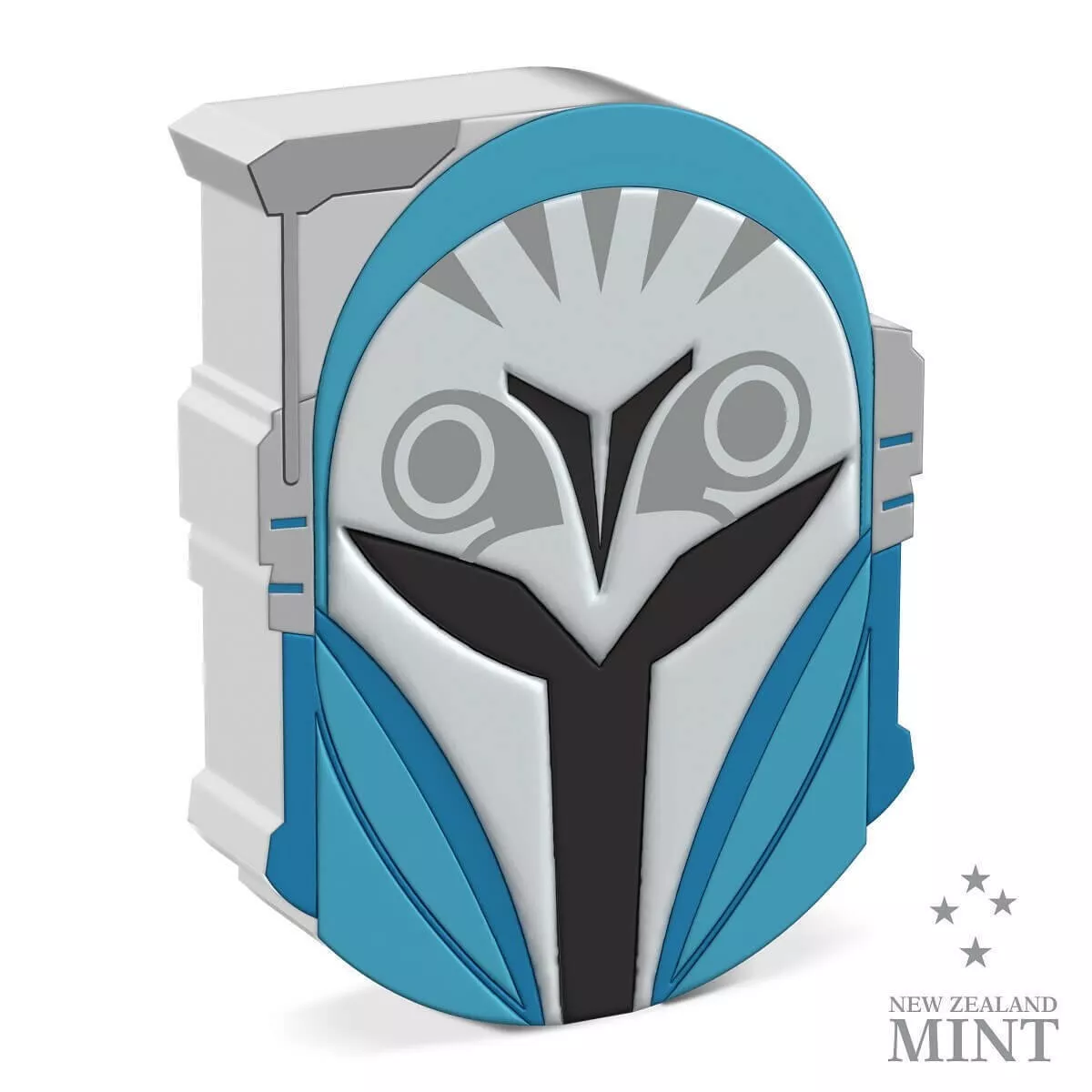 Picture of 2023 Niue Star Wars Mandalorian Helmets Bo-Katan Kryze 1 oz Proof Silver Coin