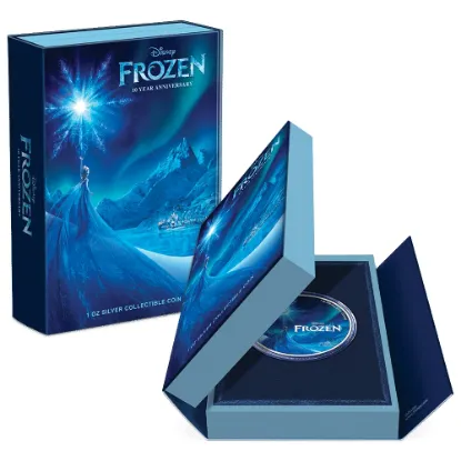 Picture of 2023 New Zealand Mint Disney Frozen 10th Anni. 1 oz Colorized Proof Silver Coin